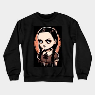 ADDAMS Family, Wednesday-inspired design, Crewneck Sweatshirt